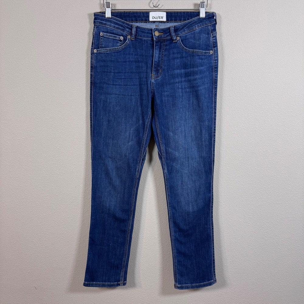 DU/ER Performance Slim Fit Jeans Men's 29x30 Medium Wash Blue Coolmax Stretch